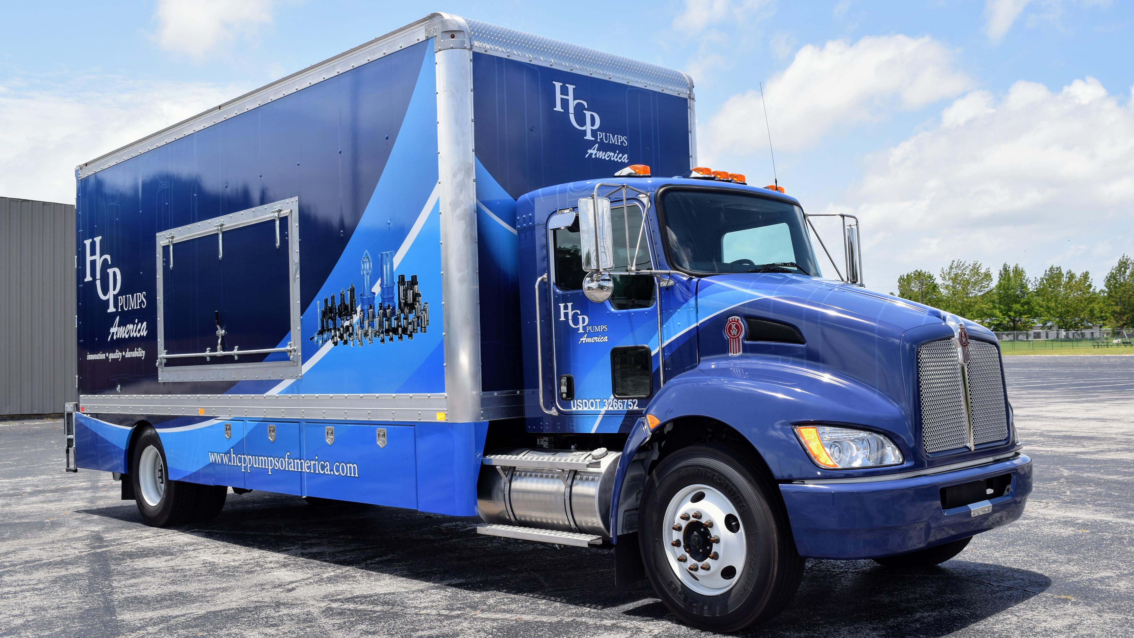Box truck wrap for HCP Pumps - Pensacola Sign Vehicle Wraps