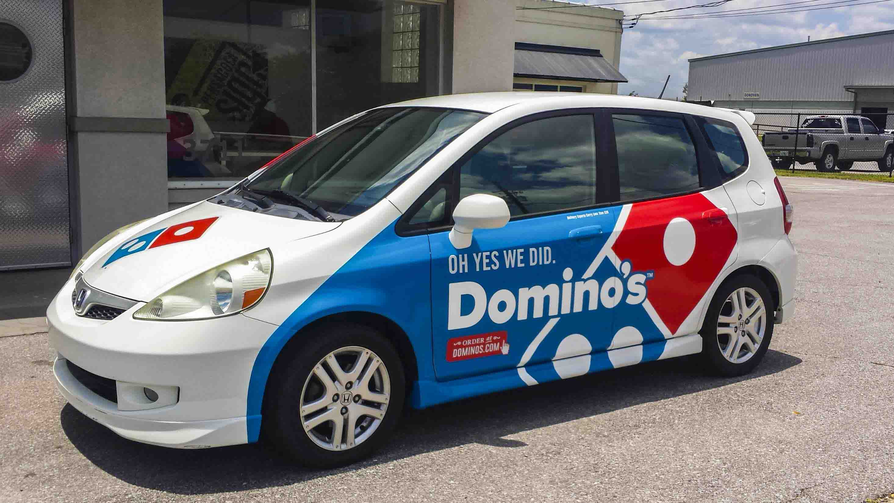 Pensacola Sign Vehicle Graphics - Car Graphics for Domino's Pizza