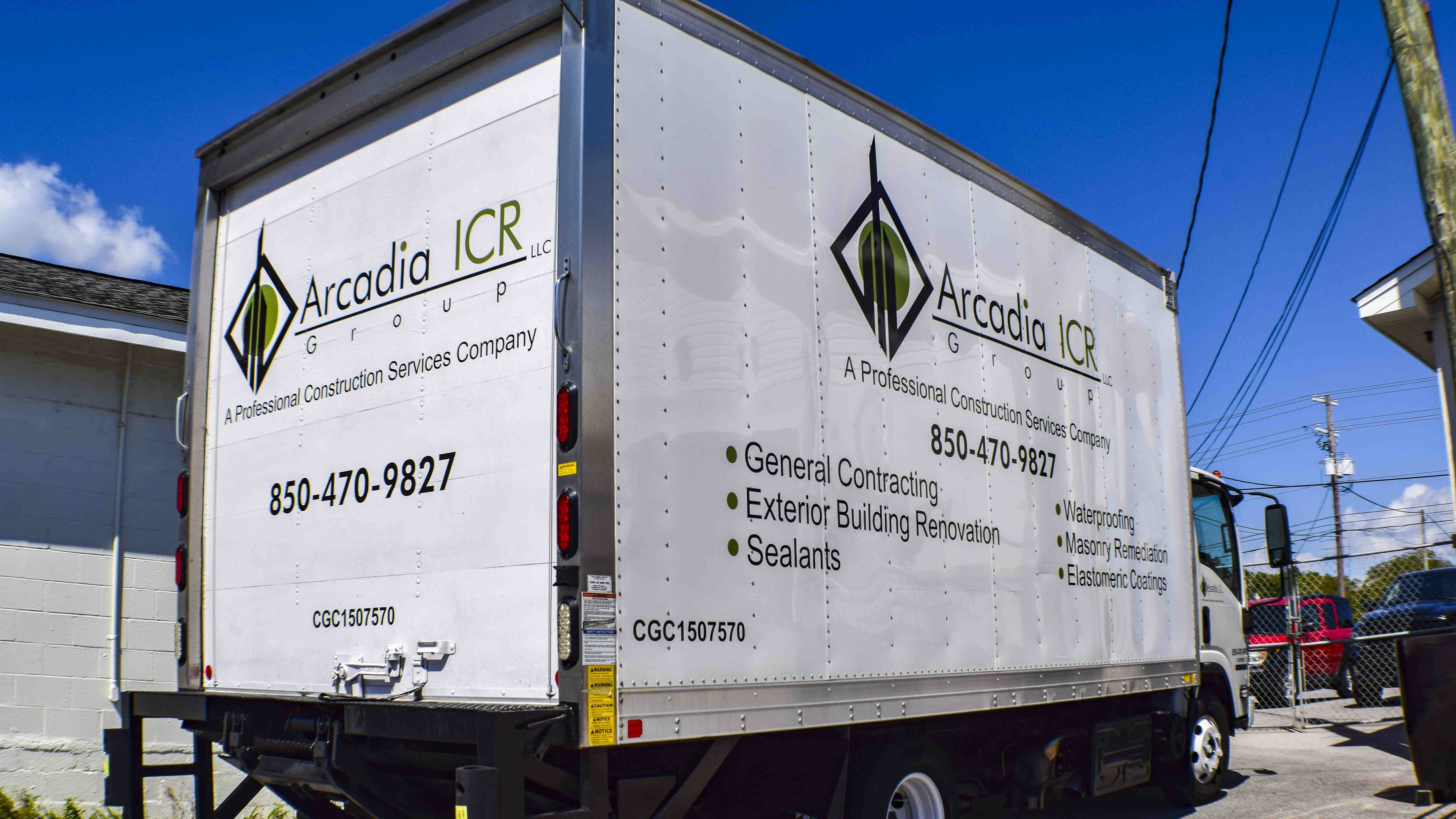 Pensacola Sign Vehicle Graphics - Graphics for Arcadia ICR Box Truck