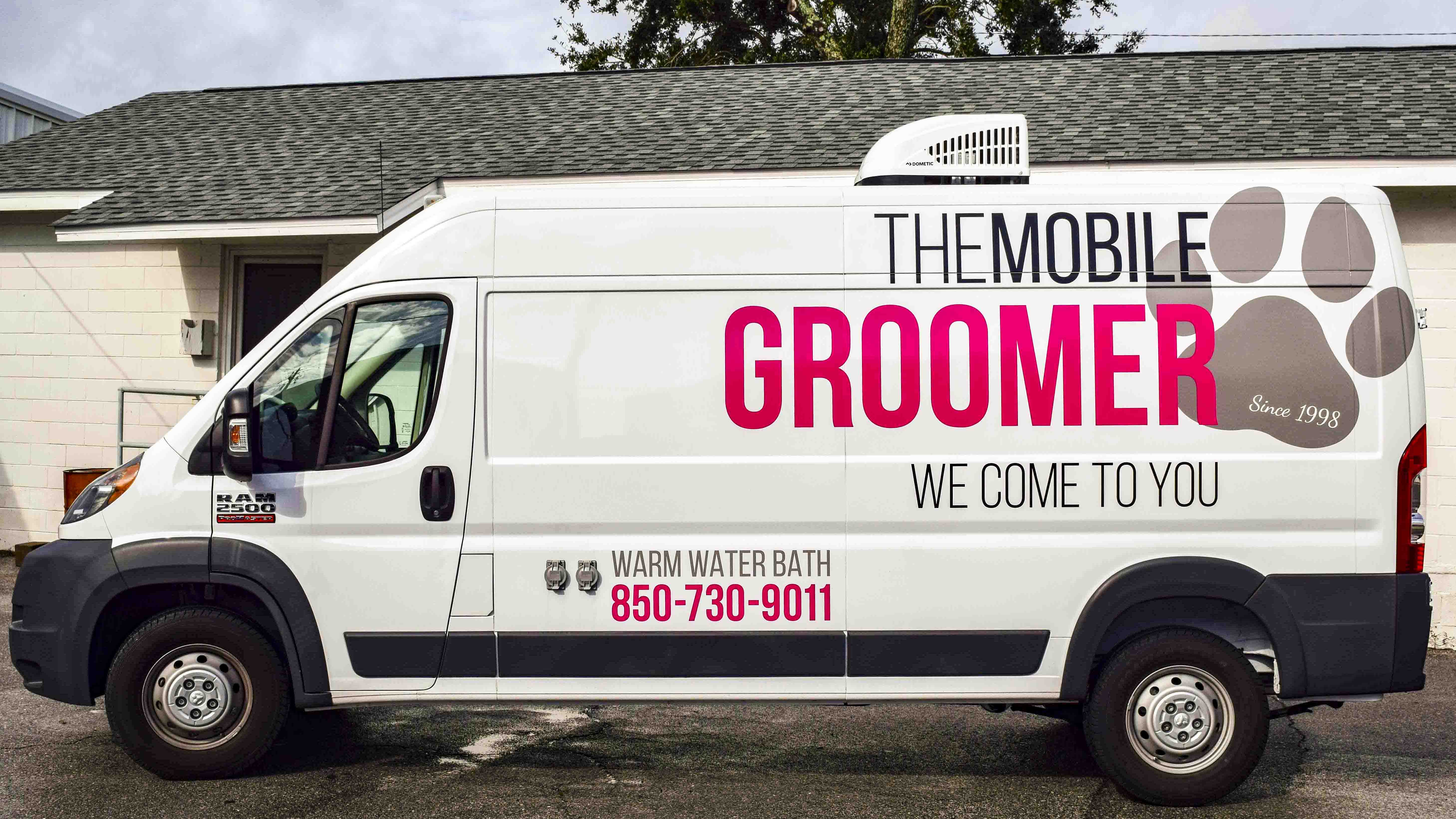 Pensacola Sign Vehicle Graphics - Graphics for The Mobile Groomer Van