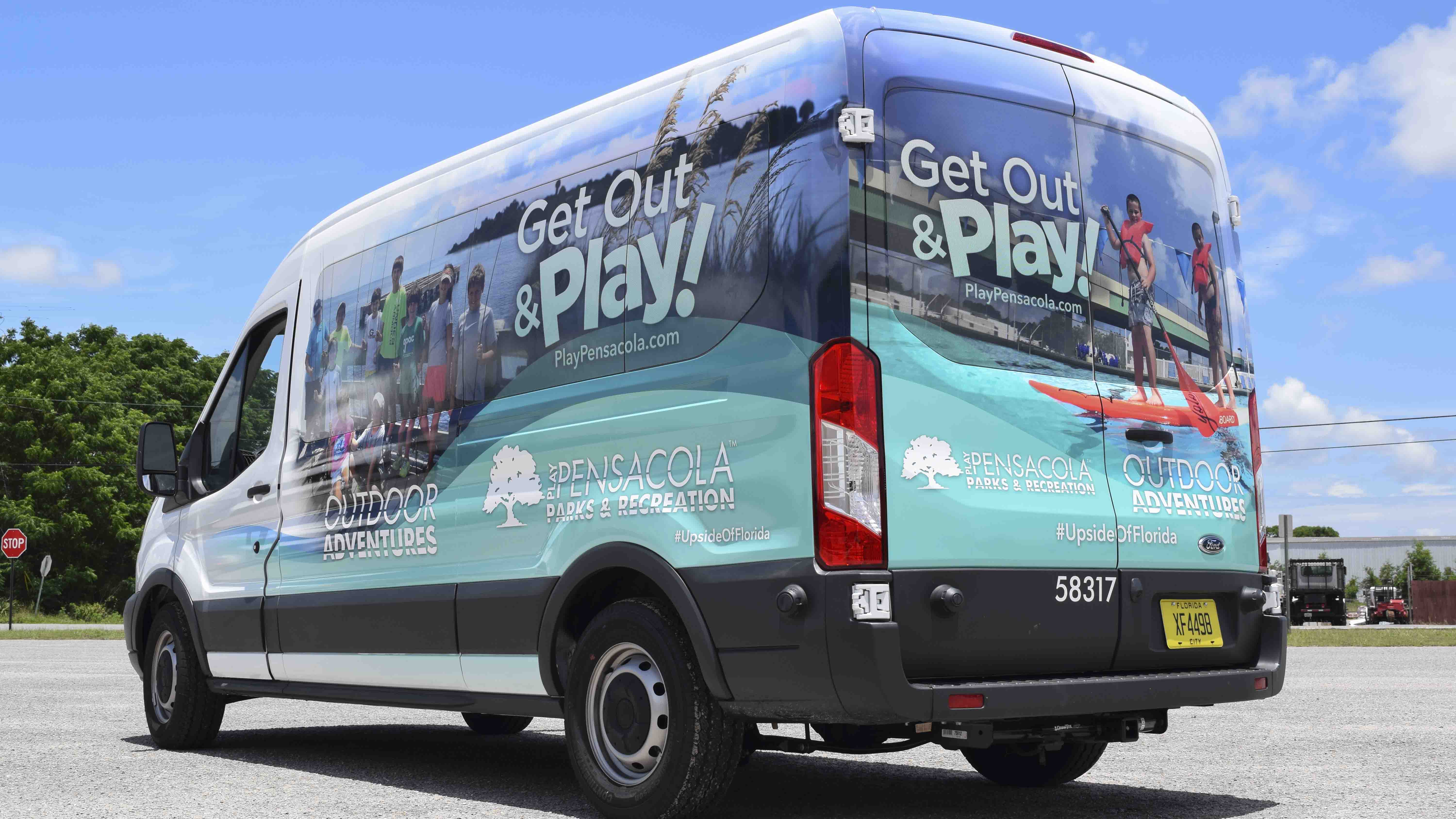 Pensacola Sign Vehicle Graphics - Wrap for Pensacola Parks & Recreation