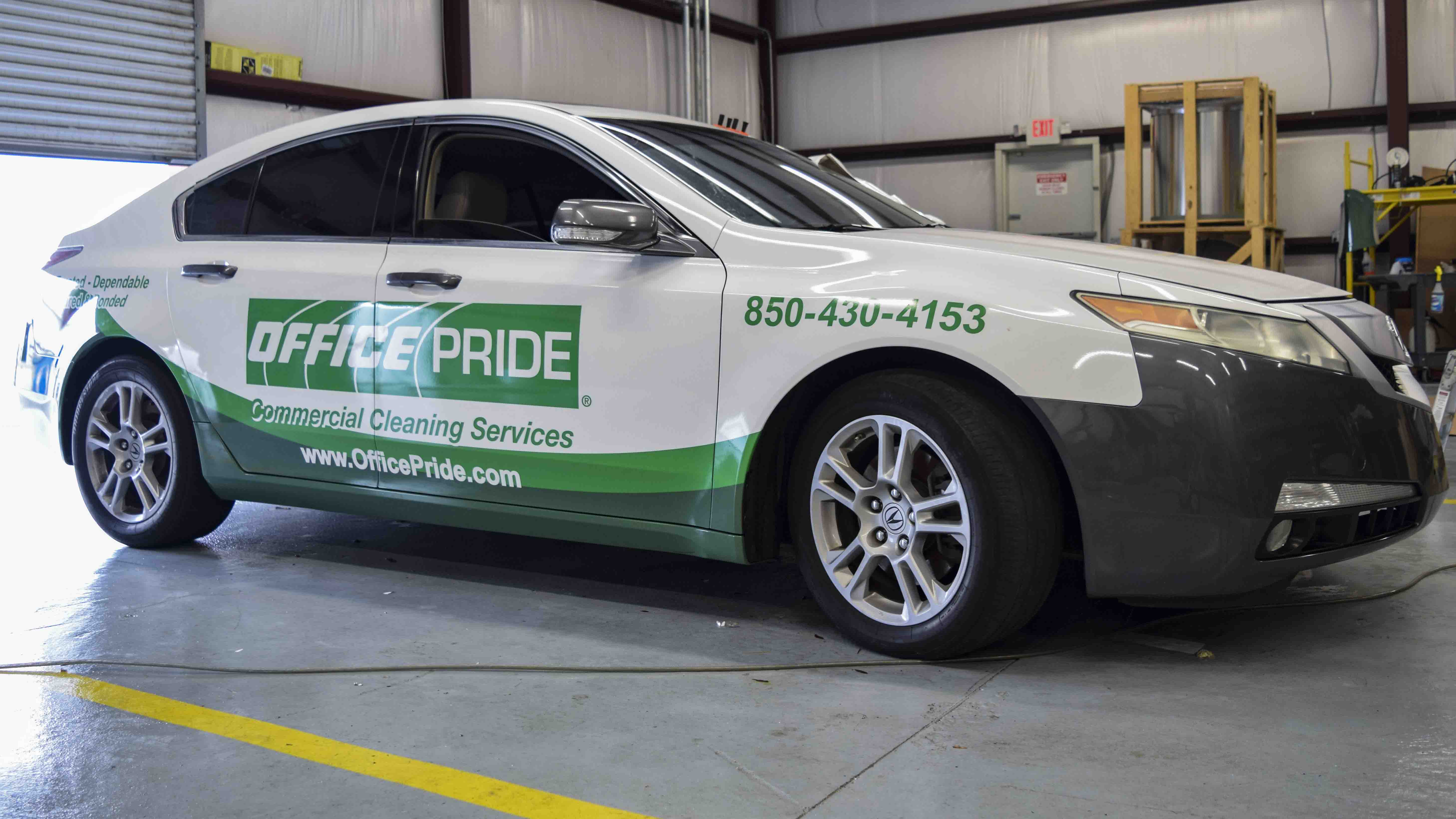 Pensacola Sign Car Wraps - Vehicle Wrap for Office Pride