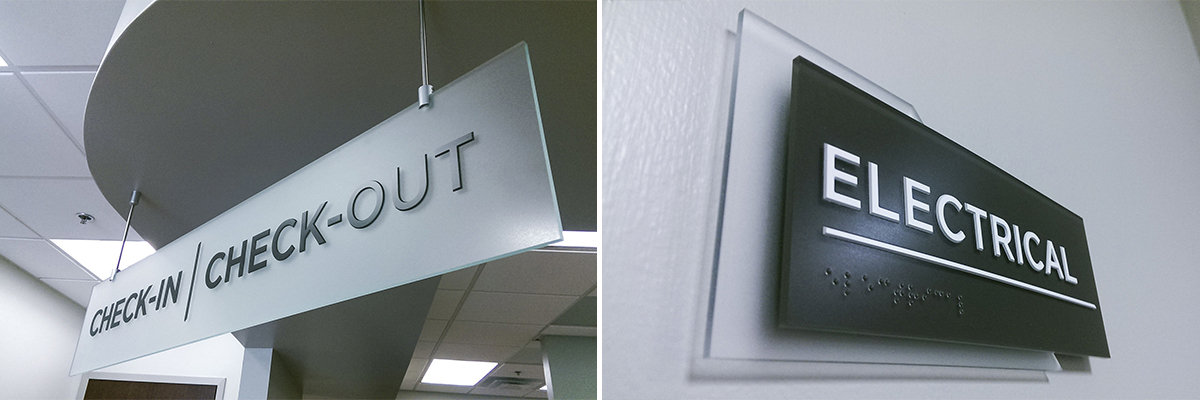 Hospital Interior Wayfinding Signage