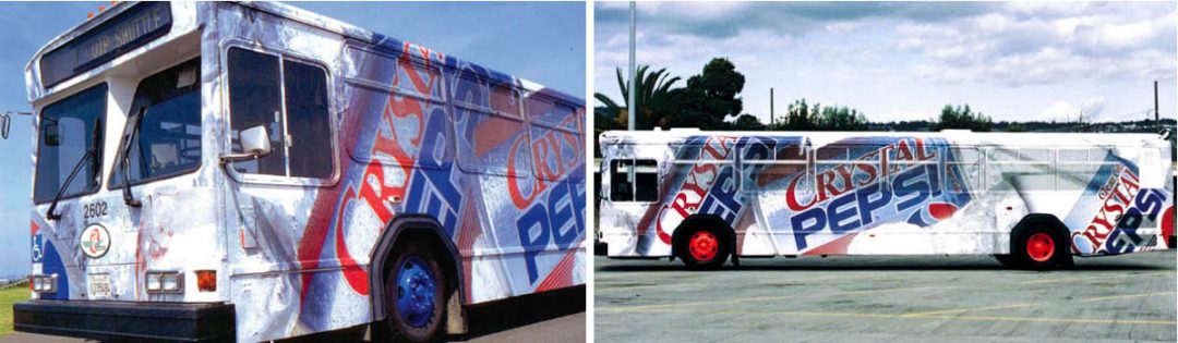 Pepsi bus wrap