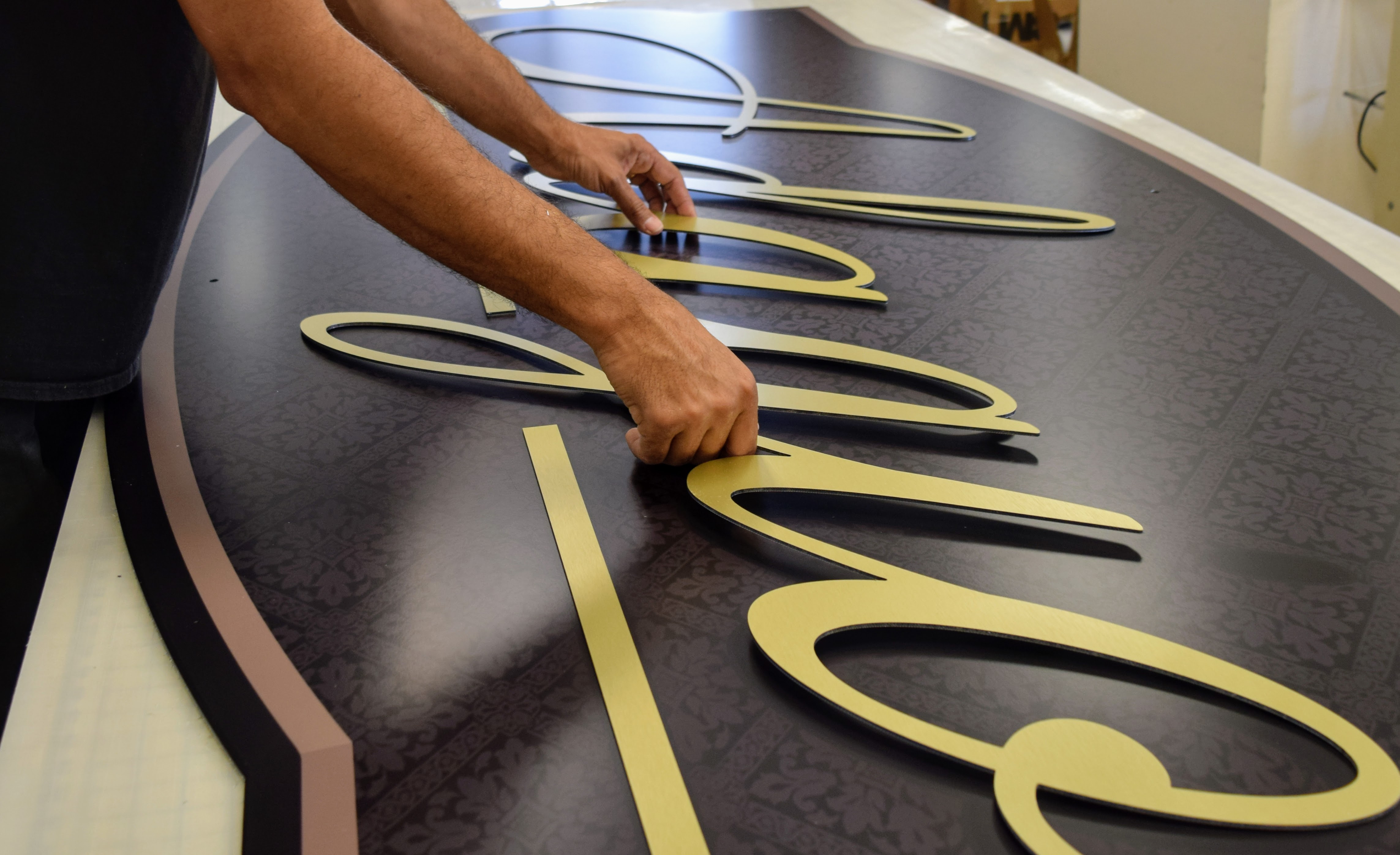 Dimensional letter signage by Pensacola Sign