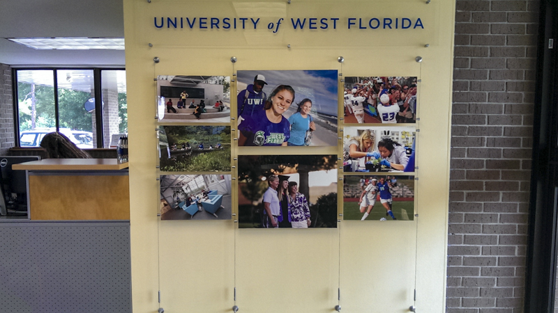 Pensacola Sign - Acrylic Poster for University of West Florida