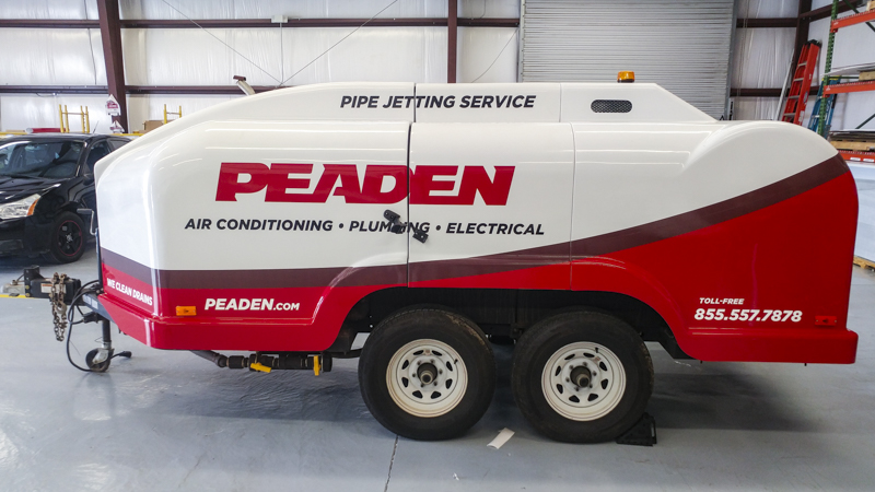 Pensacola Sign Wraps - Fleet Wrap for Peaden Trailer