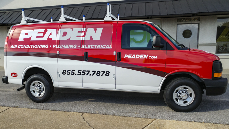 Pensacola Sign - Fleet Wrap for Peaden Van