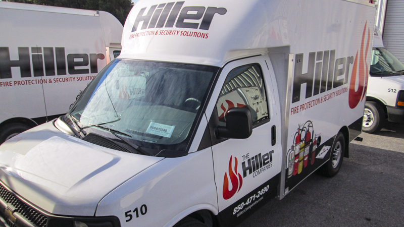 Pensacola Sign Fleet Wraps - Truck Wraps for Hiller Company