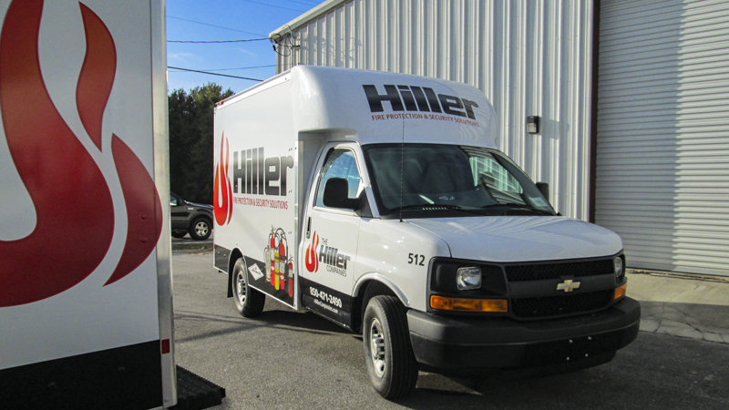 Pensacola Sign Fleet Wraps - Truck Wrap for Hiller Company