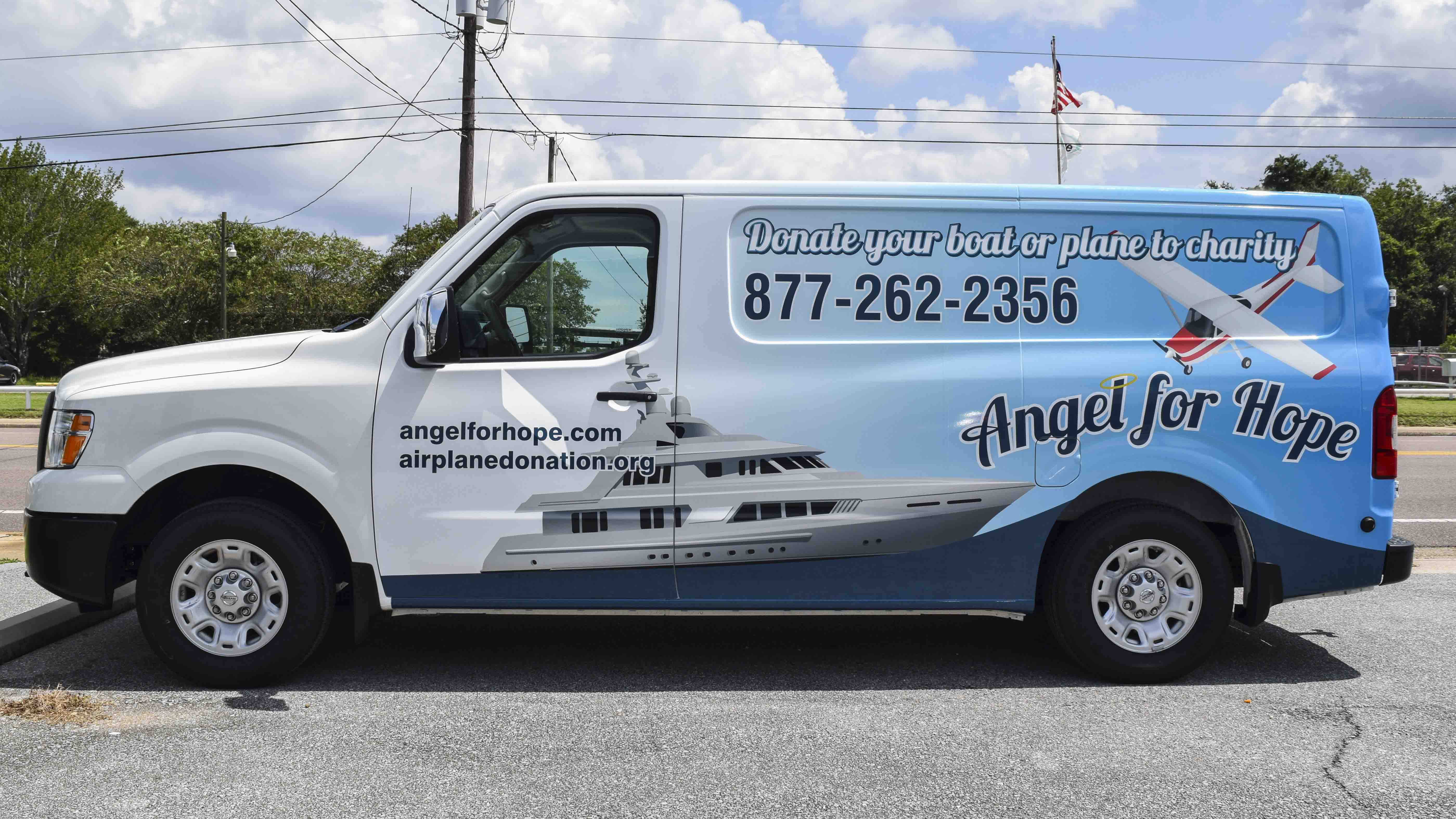Pensacola Sign Vehicle Graphics - Van Wrap for Angel For Hope