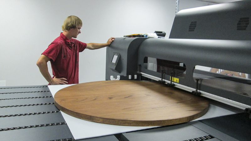 Custom printed tradeshow tables for Jim Beam by Pensacola Sign