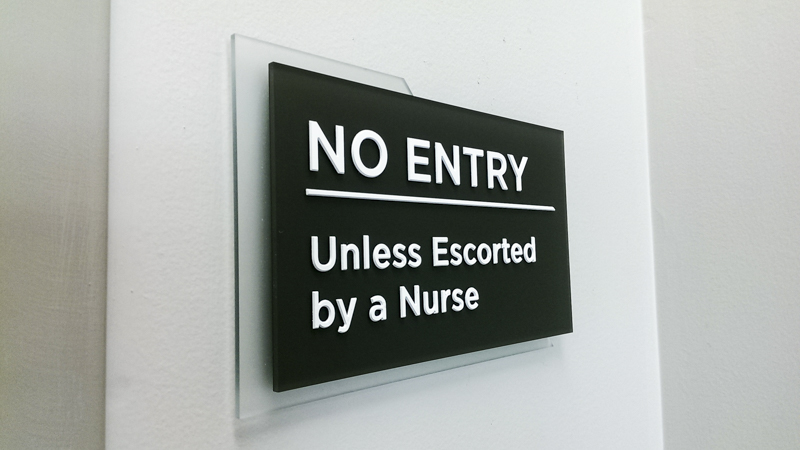 Sacred Heart Medical Group interior wayfinding by Pensacola Sign