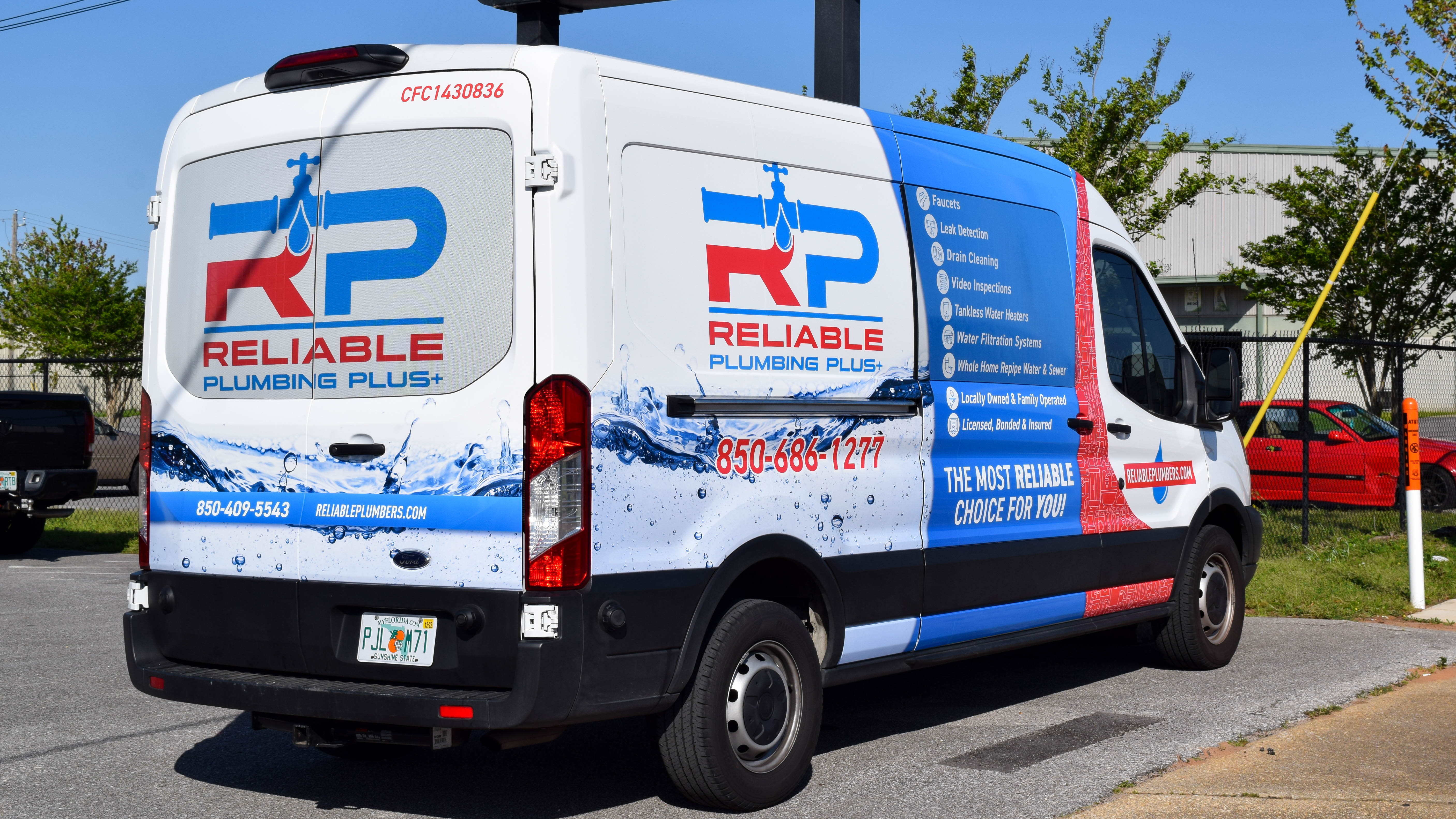 Van wrap for Reliable Plumbing